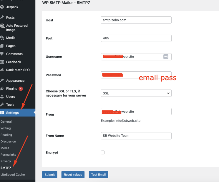 How to setup WP SMTP Mailer - SMTP7